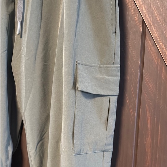 Olive Green Cargo Joggers - Picture 5 of 6